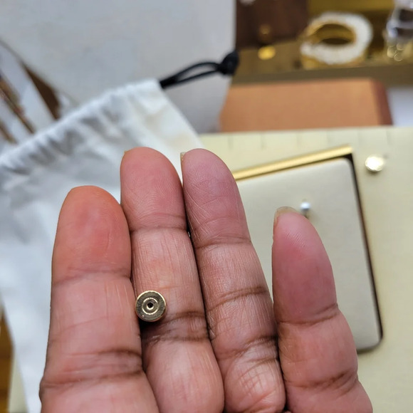 Coach • Dangle & Drop Earrings • Faux Pearl • Goldtone • Dainty - Picture 7 of 8